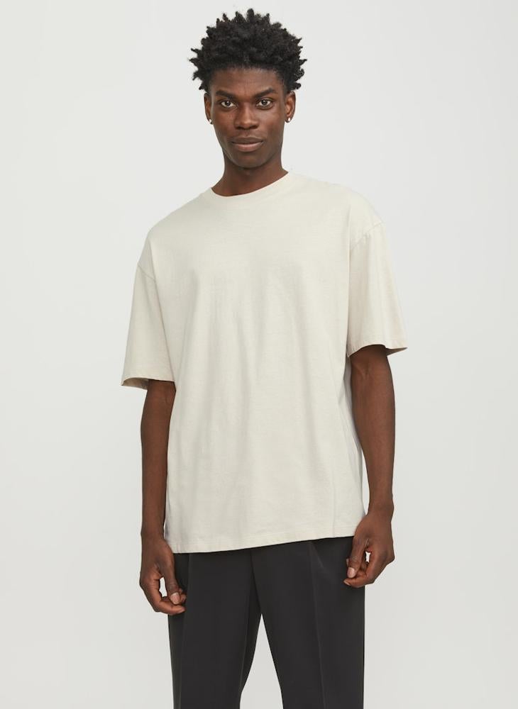JACK & JONES Casual Crew Neck Regular Fit T-Shirt - Image 1